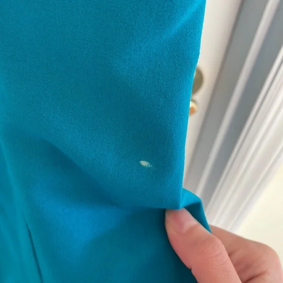 Sleeveless teal dress - Picture 5 of 7